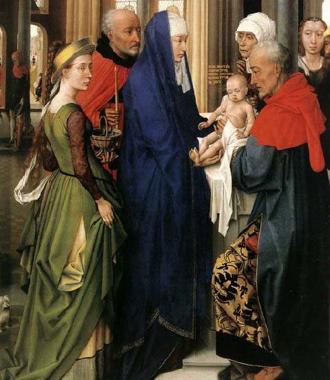 WEYDEN, Rogier van der St Columba Altarpiece oil painting image